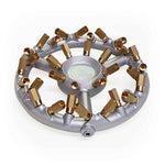 32 JET BURNER STOCK POT COOKER 3/4" BSP BOTTOM ENTRY NATURAL GAS HEAVY DUTY