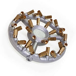 32 JET BURNER STOCK POT COOKER 3/4" BSP BOTTOM ENTRY NATURAL GAS HEAVY DUTY