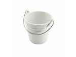 Ceramic Bucket W/ St/St Handle 11cm Dia 43cl
