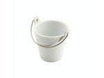 Ceramic Bucket W/ St/St Handle 9cm Dia 25cl