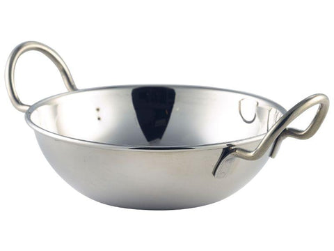 S/St.Balti Dish 15cm(6")With Handles