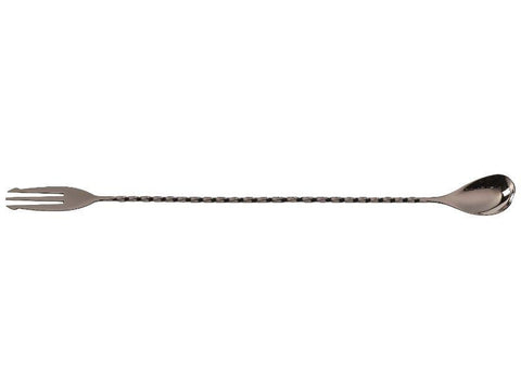 Gun Metal Fork End Bar Spoon 32cm