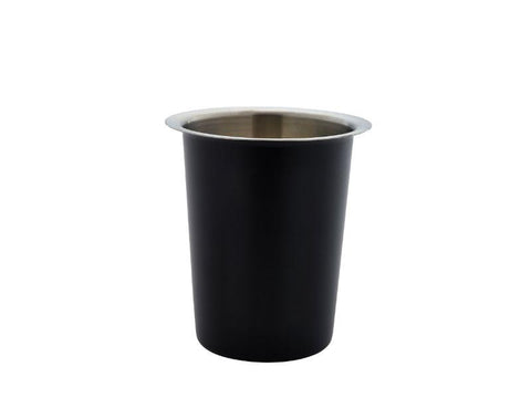 Genware S/St. Black Cutlery Cylinder 4.1/2"