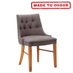 CORTONA DEEP BUTTON DINING CHAIRS CHOICE OF LEATHER
