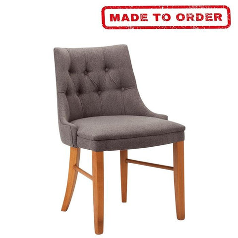 CORTONA DEEP BUTTON DINING CHAIRS CHOICE OF LEATHER