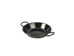 Black Enamel Miniature Paella Pan 12cm Pack of 10