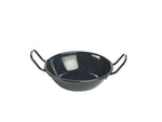Black Enamel Dish 14cm Pack of 10