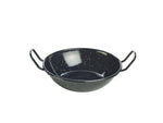 Black Enamel Dish 16cm Pack of 10