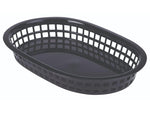 Fast Food Basket Black 27.5 x 17.5cm Pack of 6