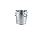 Miniature Galvanised Bin 14x12x15cm
