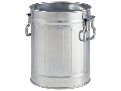 Miniature Galvanised Bin 8.5x11.2cm