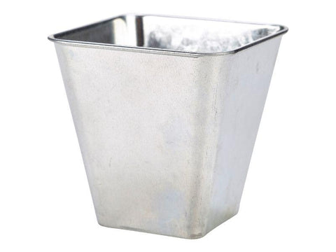 Galvanised Steel Flared Serving Tub 10 x 10 x 10cm