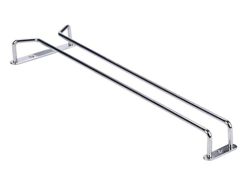 Chrome Glass Hangers 16"