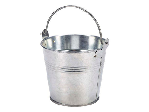 Galvanised Steel Serving Bucket 10cm Dia