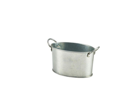 Galvanised Steel Serving Bucket 12.5 x 8.5 x 6.5cm