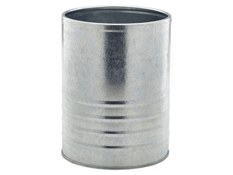 Galvanised Steel Can 11cm Dia x 14.5cm