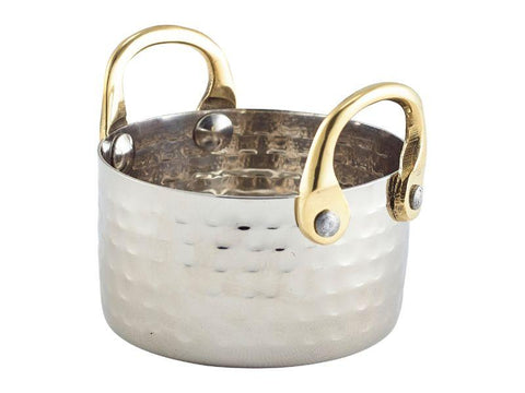 Mini Hammered St/St Casserole Dish 8.2 x 5cm