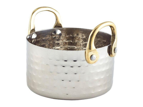 Mini Hammered St/St Casserole Dish 9.2 x 5cm