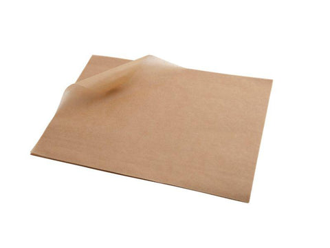 Greaseproof Paper Brown 25 x 20cm