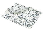 Greaseproof Paper Grey Floral Print 25 x 20cm