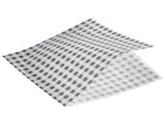 Greaseproof Paper Bags Black Gingham Print 17.5 x 17.5cm