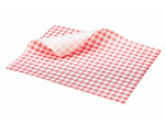 Greaseproof Paper Red Gingham Print 25 x 20cm