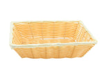 Rectangular Polywicker Basket 16"X11"X3"