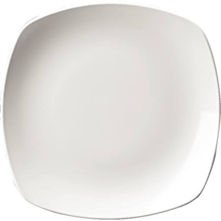 Churchill Plain Whiteware X Squared Plates 10 Inch - 252mm (Pack of 12)